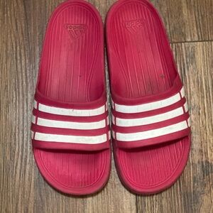 Adidas Red Slide Sandals